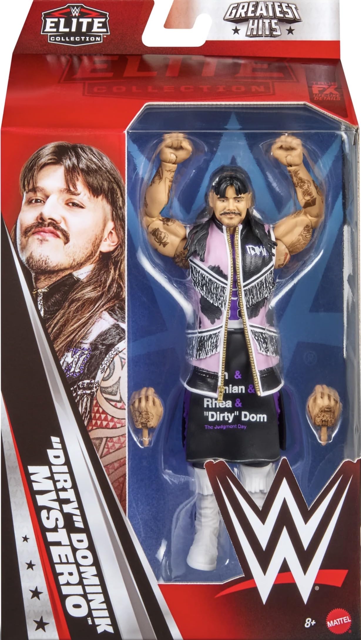 WWF / WWE フィギュア 10体セット Amazon.co.jp: WWEダーティ・ドミニク・ミステリオ・マテル・エリート